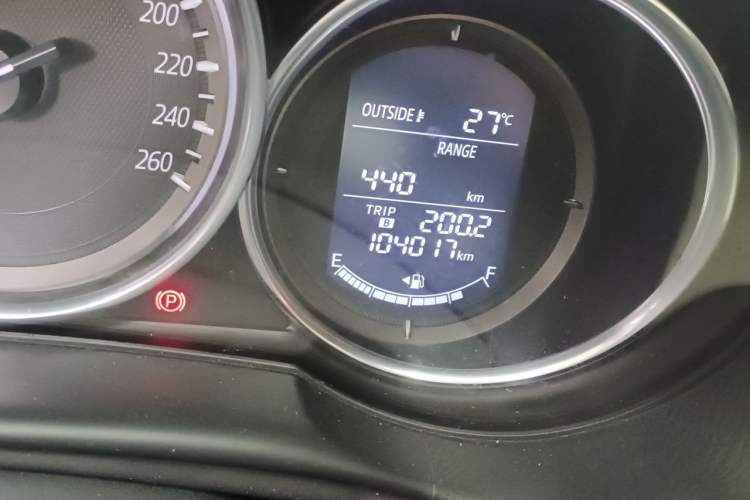 Used Mazda CX-5 2015 2.0L Automatic Two-Wheel Drive Urban Version Odometer Close Up