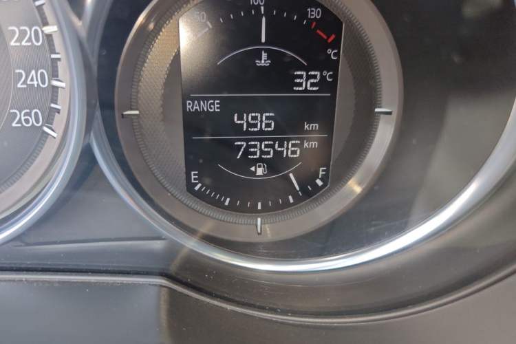 Used Mazda CX-5 2017 2.0L Manual Two-Wheel Drive Comfort Version China V Standard Odometer Close Up