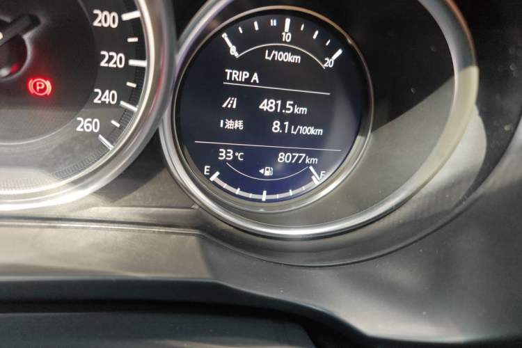 Used Mazda CX-5 2020 2.0L Automatic Two-Wheel Drive ZhiZun Version Odometer Close Up