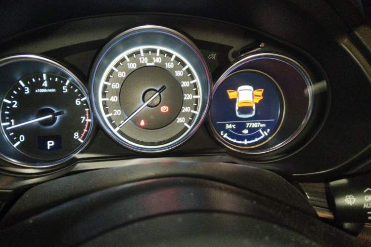 Used Mazda CX-5 2020 Revised Version 2.0L Automatic Two-Wheel Drive ZhiZun Trim Odometer Close Up