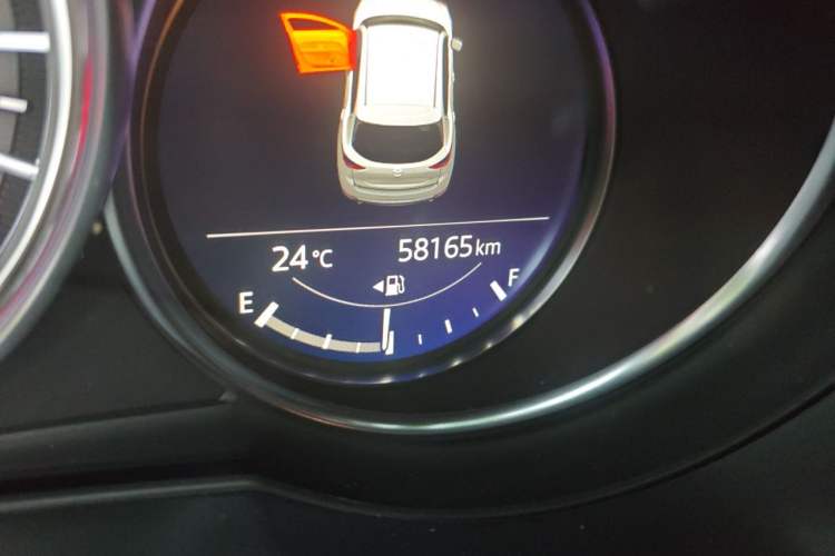 Used Mazda CX-5 2020 Revised Version 2.5L Automatic Two-Wheel Drive ZhiZun Trim Odometer Close Up