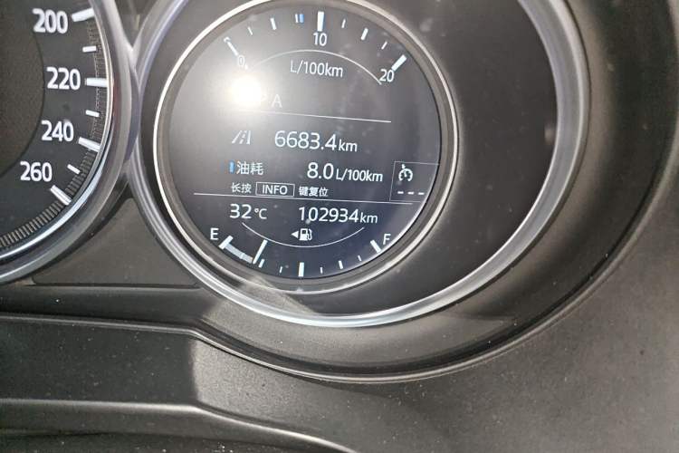 Used Mazda CX-5 2020 2.0L Automatic Two-Wheel Drive Smart Version Odometer Close Up