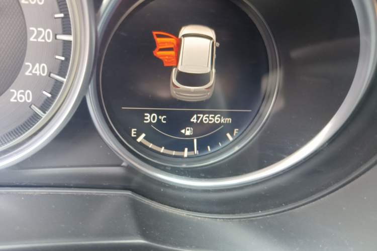 Used Mazda CX-5 2021 2.5L Automatic Two-Wheel Drive Black Knight Odometer Close Up