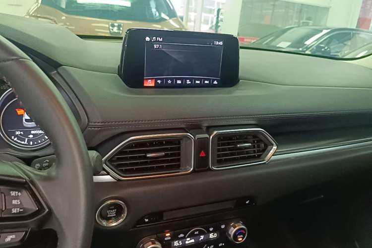 Used Mazda CX-5 2021 2.0L Automatic Two-Wheel Drive Black Knight Audio And AC Panel