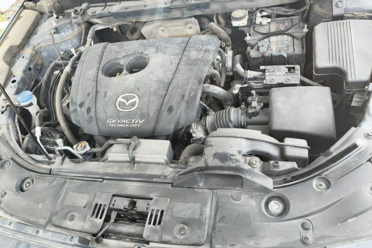 Used Mazda CX-5 2021 2.0L Automatic Two-Wheel Drive Black Knight Engine Bay