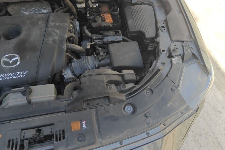 Used Mazda CX-5 2021 2.5L Automatic Two-Wheel Drive Black Knight Engine Bay Left