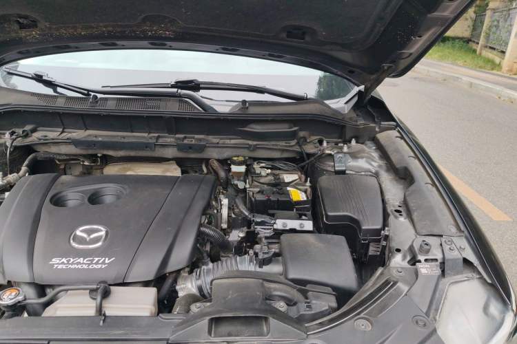 Used Mazda CX-5 2021 2.0L Automatic Two-Wheel Drive Black Knight Engine Bay Left
