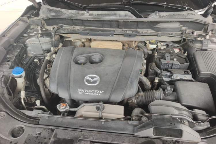 Used Mazda CX-5 2021 2.0L Automatic Two-Wheel Drive Black Knight Engine Bay