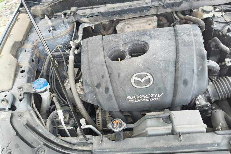 Used Mazda CX-5 2021 2.0L Automatic Two-Wheel Drive Black Knight Engine Bay Right