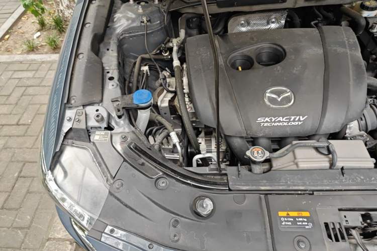 Used Mazda CX-5 2021 2.5L Automatic Two-Wheel Drive Black Knight Engine Bay Right