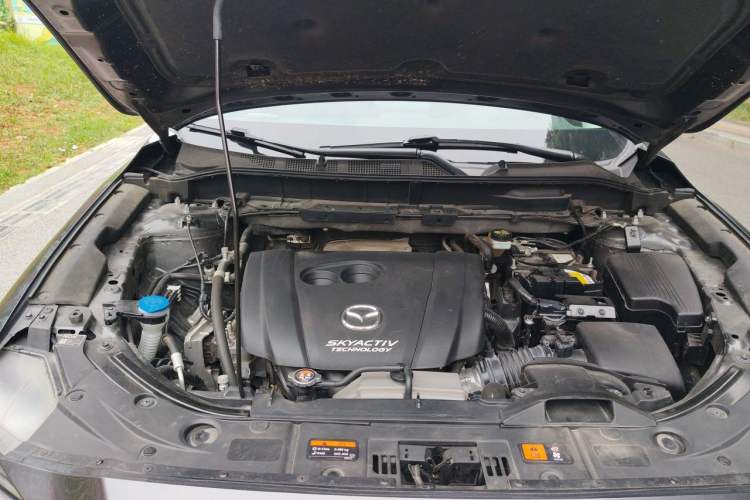 Used Mazda CX-5 2021 2.0L Automatic Two-Wheel Drive Black Knight Engine Bay