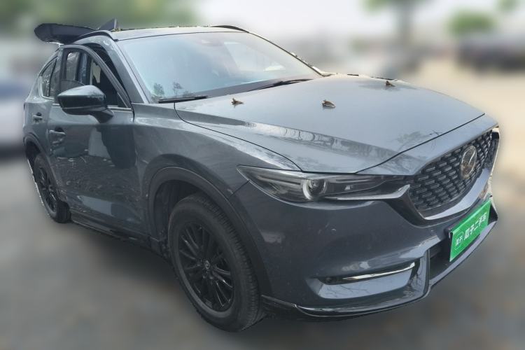 Used Mazda CX-5 2021 2.0L Automatic Two-Wheel Drive Black Knight Front Right 45 Deg