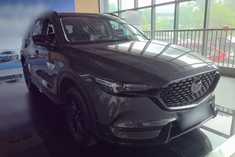 Used Mazda CX-5 2021 2.0L Automatic Two-Wheel Drive Black Knight Front Right 45 Deg