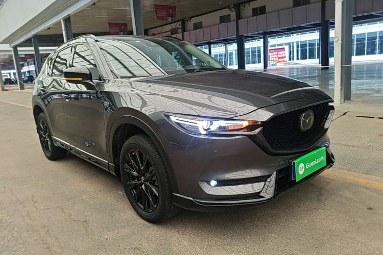 Used Mazda CX-5 2021 2.5L Automatic 4x4 Black Knight Front Right 45 Deg