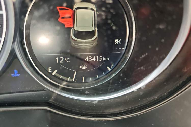 Used Mazda CX-5 2021 2.0L Automatic Two-Wheel Drive Black Knight Odometer Close Up