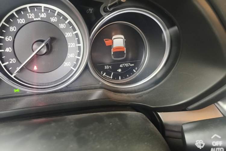 Used Mazda CX-5 2021 2.0L Automatic Two-Wheel Drive Smart Version Odometer Close Up
