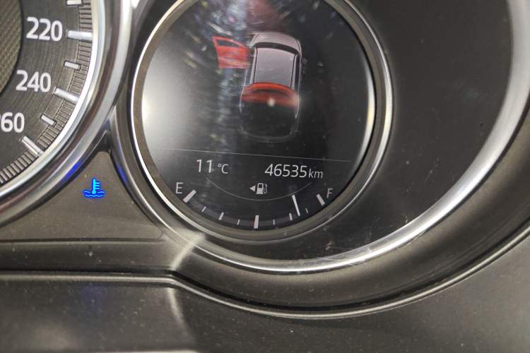 Used Mazda CX-5 2021 2.5L Automatic Two-Wheel Drive Black Knight Odometer Close Up