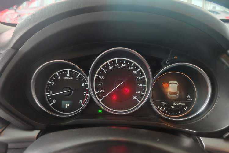 Used Mazda CX-5 2021 2.0L Automatic Two-Wheel Drive Smart Version Odometer Close Up