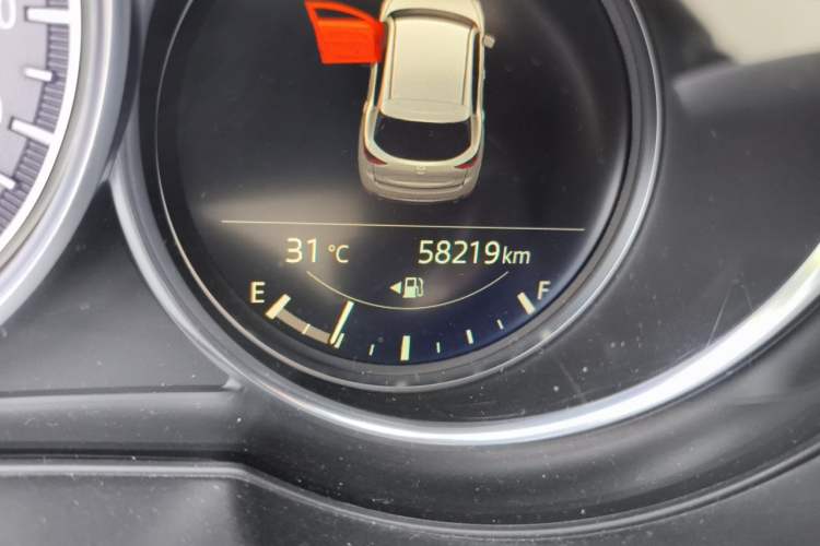 Used Mazda CX-5 2021 2.0L Automatic Two-Wheel Drive ZhiZun Version Odometer Close Up
