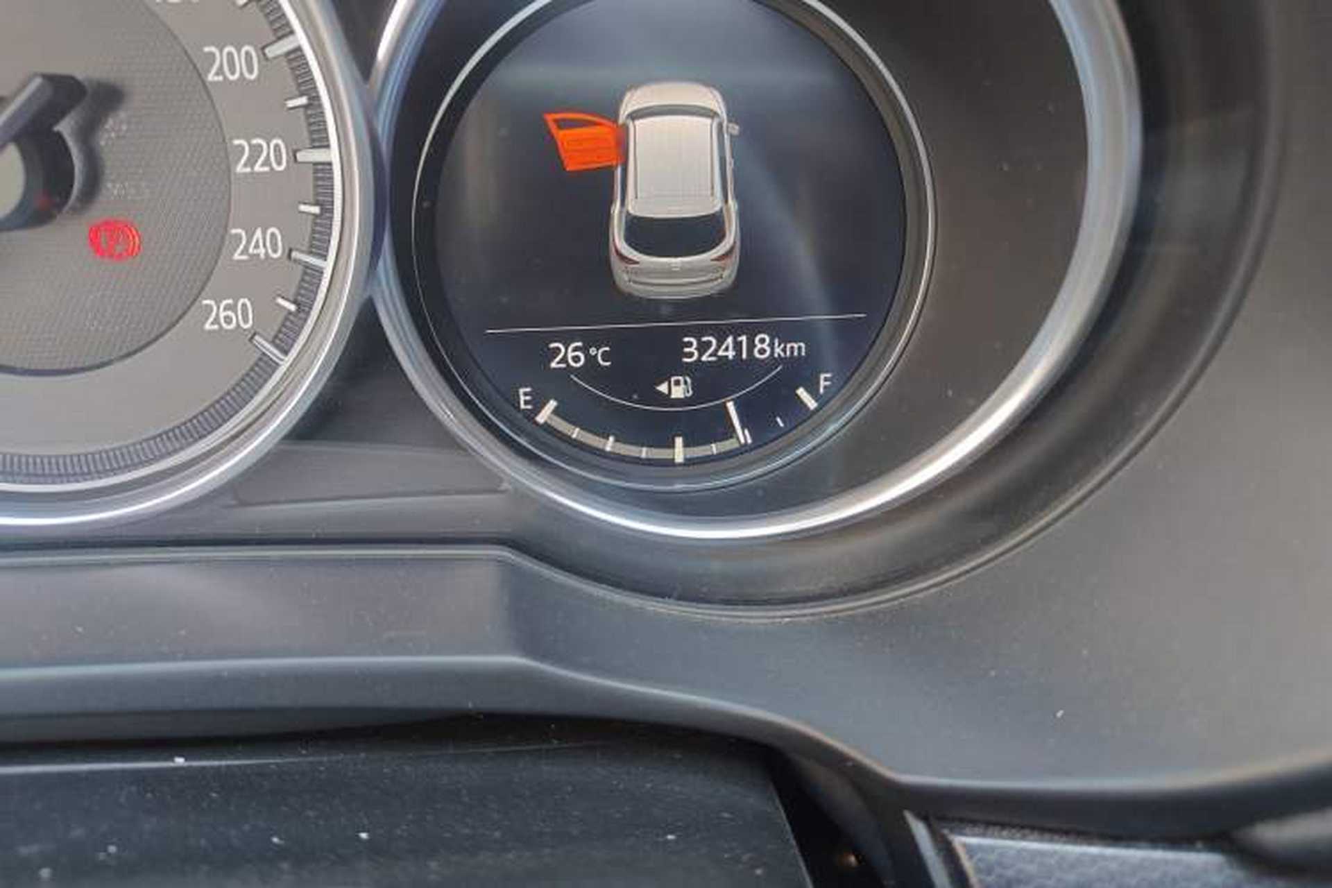 Used Mazda CX-5 2021 2.5L Automatic Two-Wheel Drive Black Knight Odometer Close Up