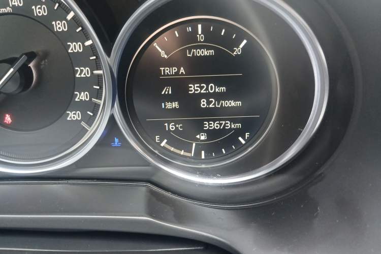 Used Mazda CX-5 2021 2.0L Automatic Two-Wheel Drive ZhiZun Version Odometer Close Up