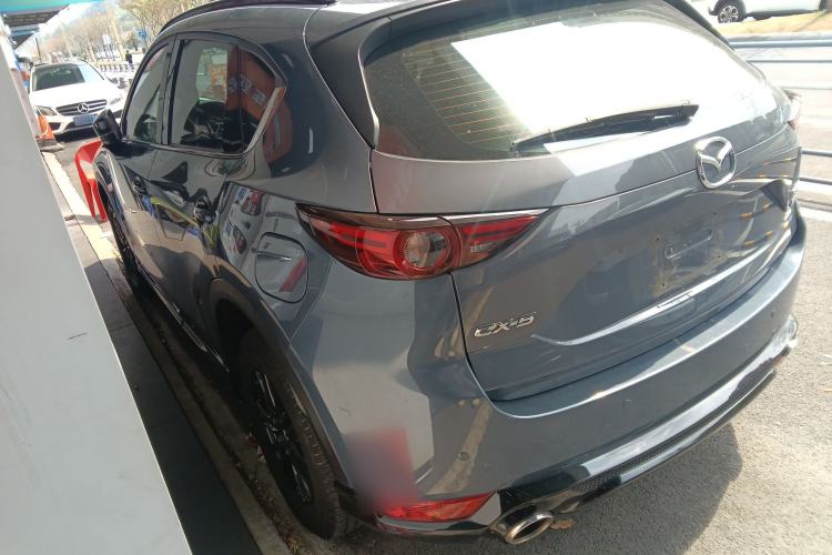Used Mazda CX-5 2021 2.0L Automatic Two-Wheel Drive Black Knight Rear Left 45 Deg