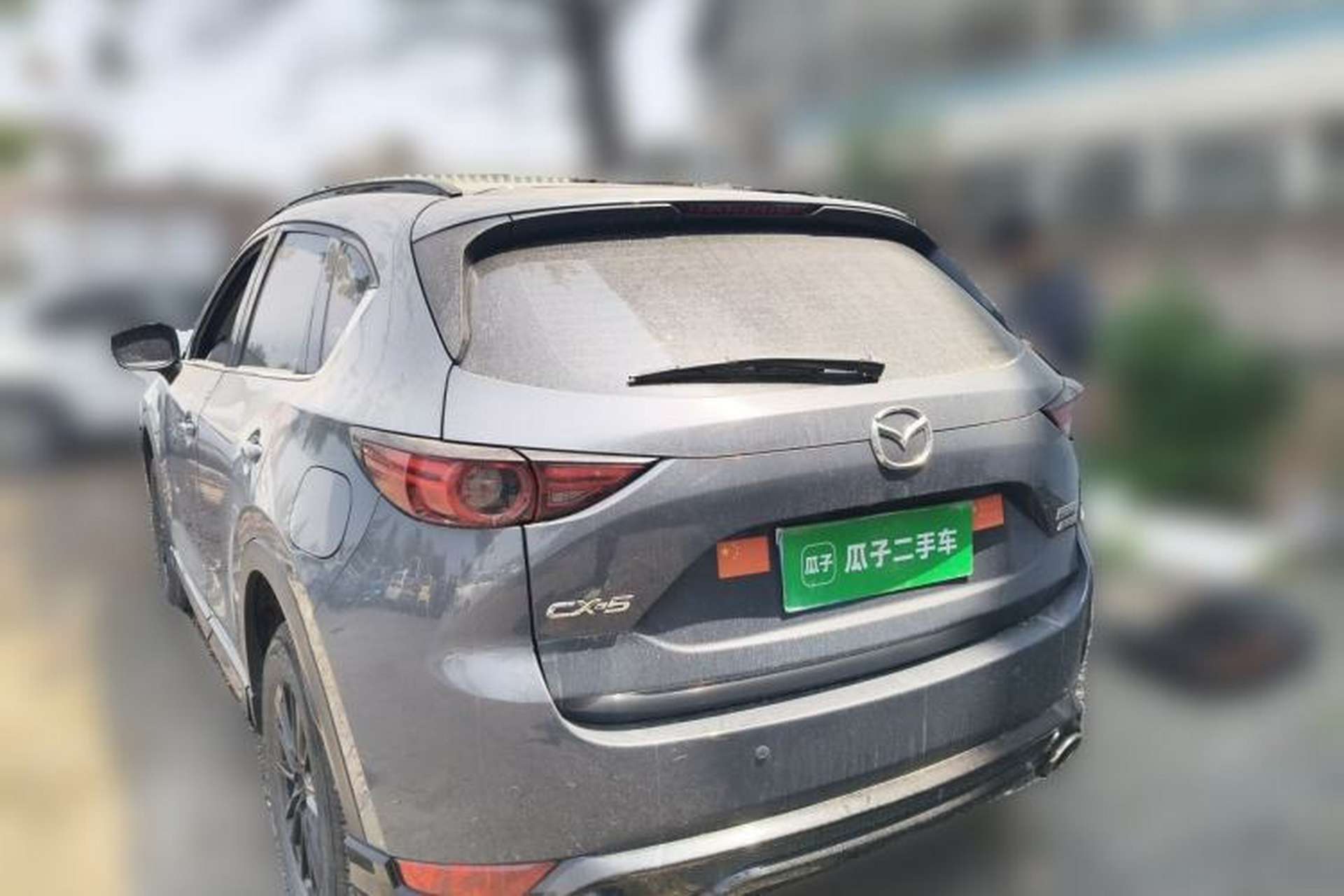 Used Mazda CX-5 2021 2.0L Automatic Two-Wheel Drive Black Knight Rear Left 45 Deg