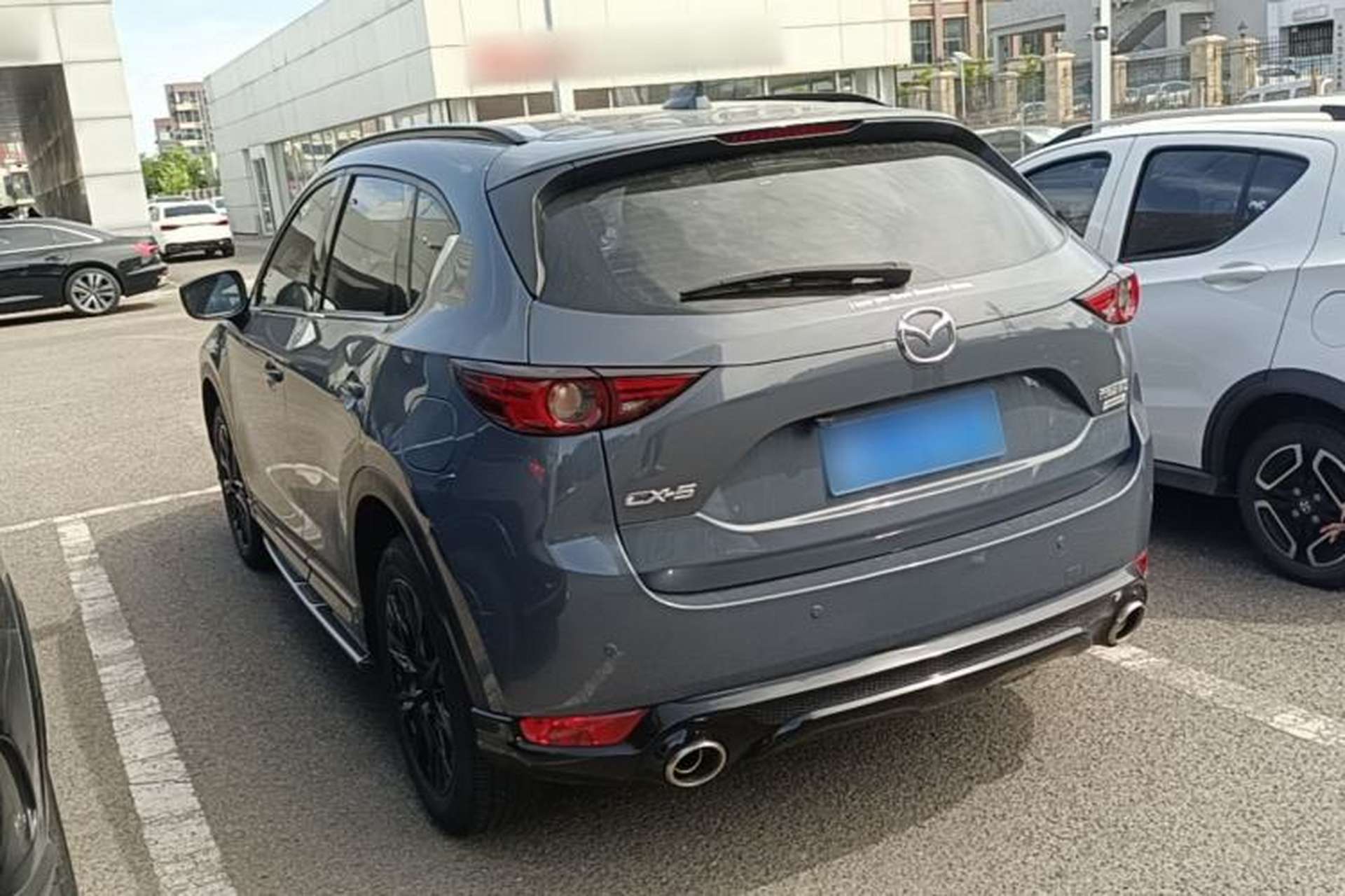 Used Mazda CX-5 2021 2.5L Automatic Two-Wheel Drive Black Knight Rear Left 45 Deg