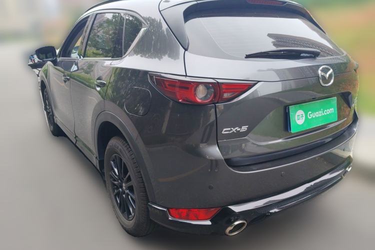Used Mazda CX-5 2021 2.0L Automatic Two-Wheel Drive Black Knight Rear Left 45 Deg