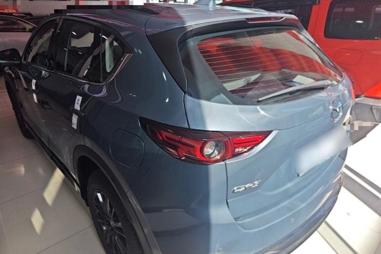 Used Mazda CX-5 2021 2.0L Automatic Two-Wheel Drive Black Knight Rear Left 45 Deg