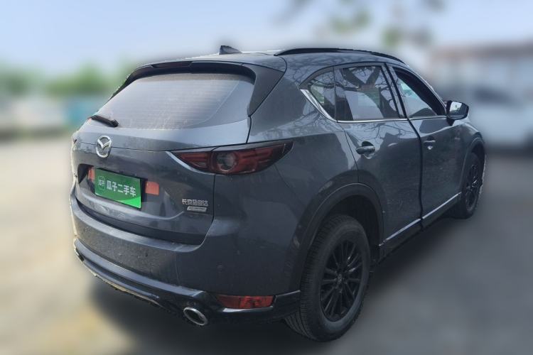 Used Mazda CX-5 2021 2.0L Automatic Two-Wheel Drive Black Knight Rear Right 45 Deg