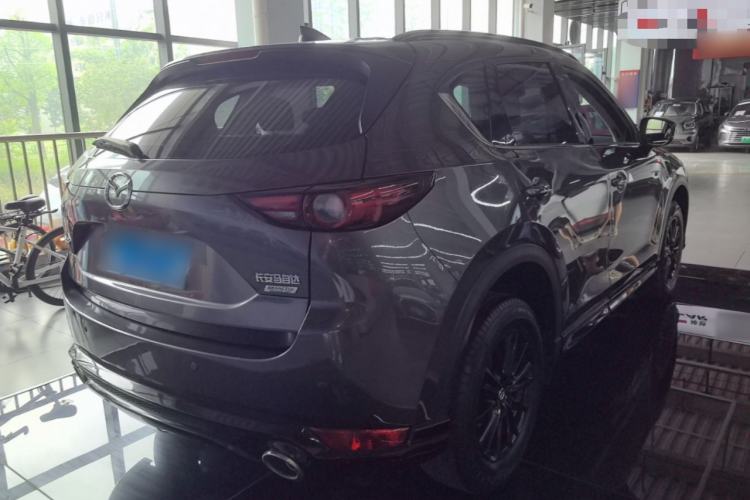 Used Mazda CX-5 2021 2.0L Automatic Two-Wheel Drive Black Knight Rear Right 45 Deg