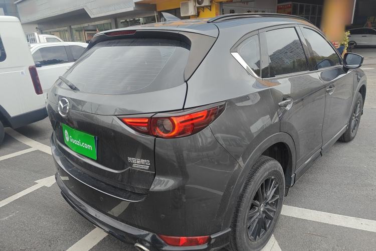Used Mazda CX-5 2021 2.0L Automatic Two-Wheel Drive Black Knight Rear Right 45 Deg