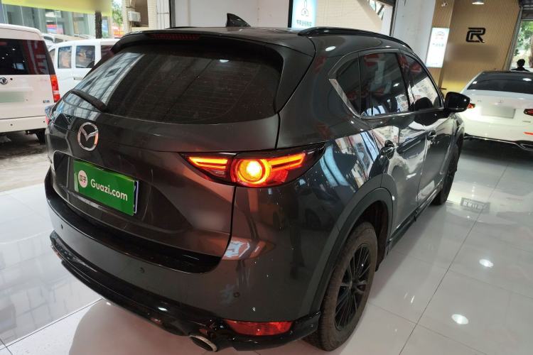Used Mazda CX-5 2021 2.0L Automatic Two-Wheel Drive Black Knight Rear Right 45 Deg