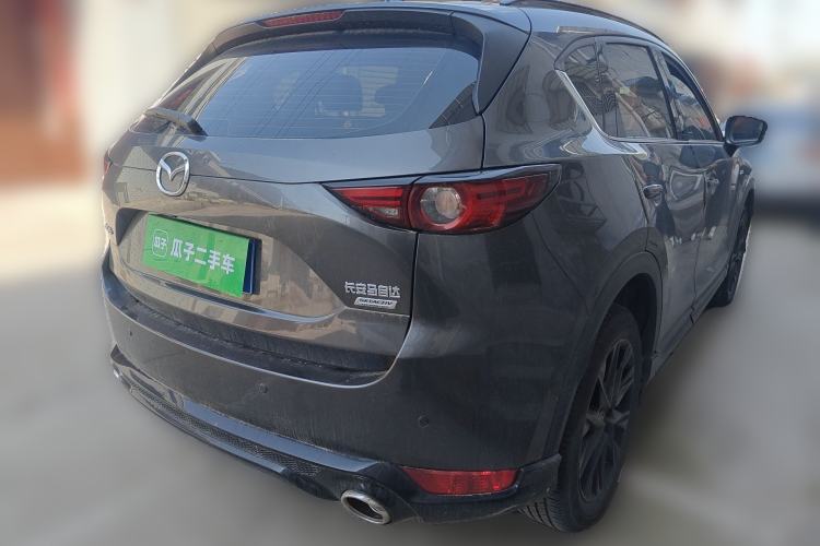 Used Mazda CX-5 2021 2.5L Automatic Two-Wheel Drive Black Knight Rear Right 45 Deg