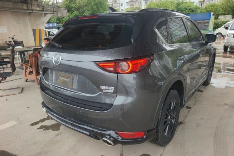 Used Mazda CX-5 2021 2.0L Automatic Two-Wheel Drive Black Knight Rear Right 45 Deg
