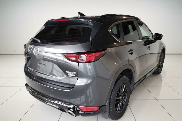 Used Mazda CX-5 2021 2.0L Automatic Two-Wheel Drive Black Knight Rear Right 45 Deg