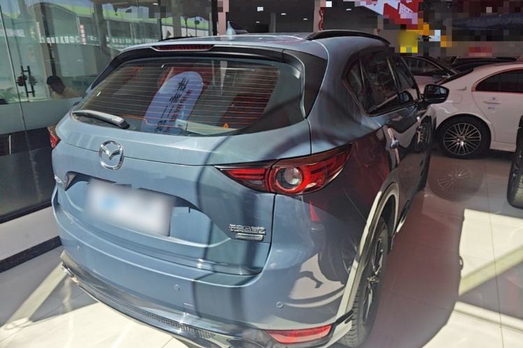 Used Mazda CX-5 2021 2.0L Automatic Two-Wheel Drive Black Knight Rear Right 45 Deg