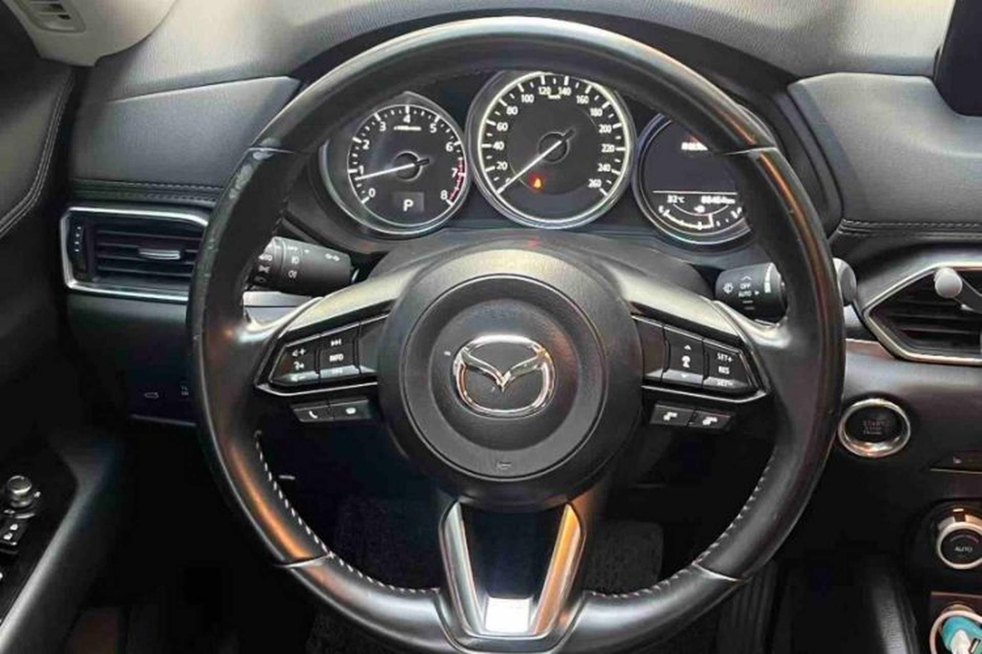 Used Mazda CX-5 2021 2.0L Automatic Two-Wheel Drive Black Knight Steering Wheel