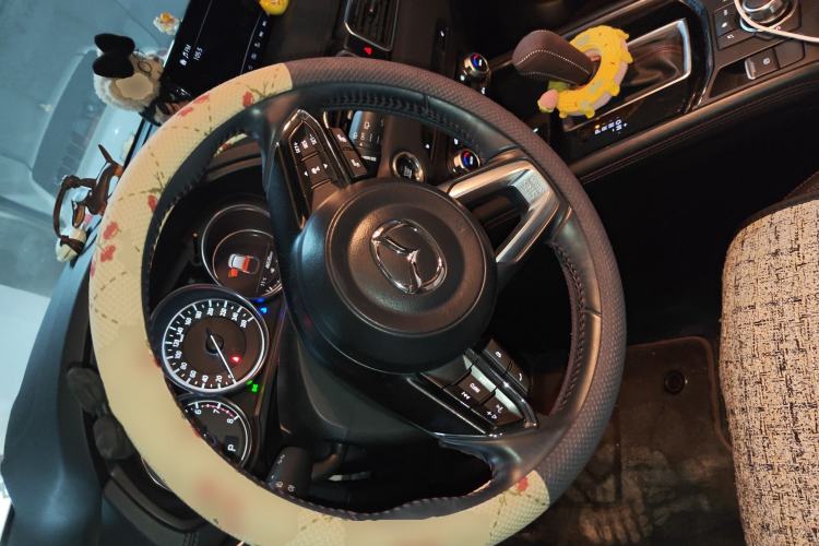 Used Mazda CX-5 2021 2.5L Automatic Two-Wheel Drive Black Knight Steering Wheel