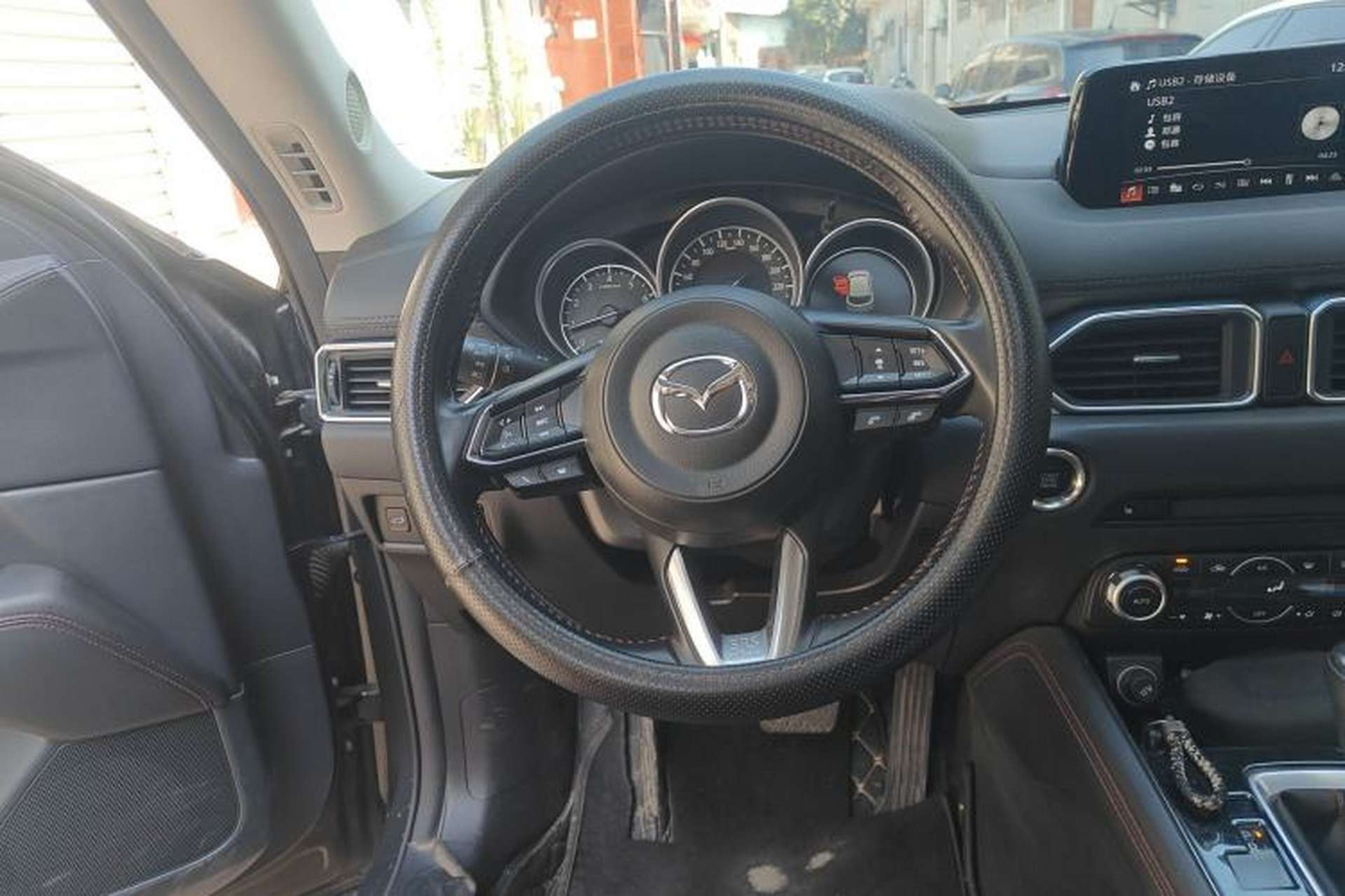 Used Mazda CX-5 2021 2.5L Automatic Two-Wheel Drive Black Knight Steering Wheel