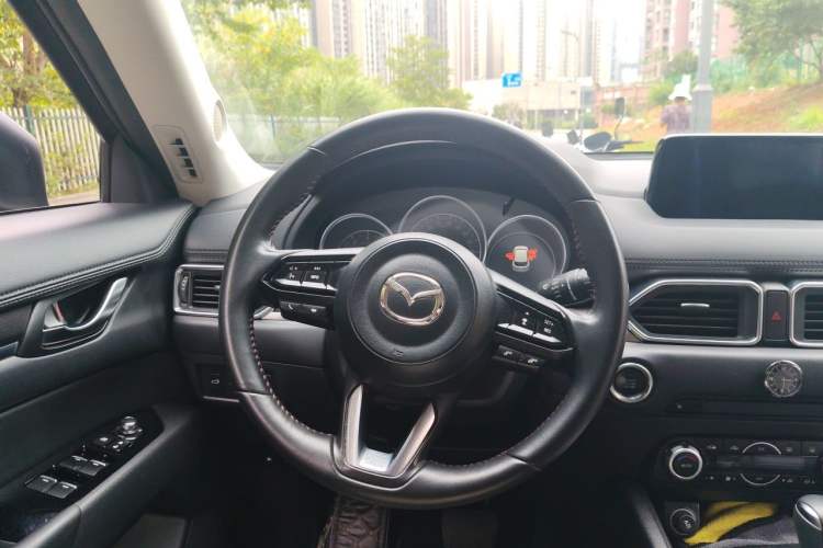 Used Mazda CX-5 2021 2.0L Automatic Two-Wheel Drive Black Knight Steering Wheel