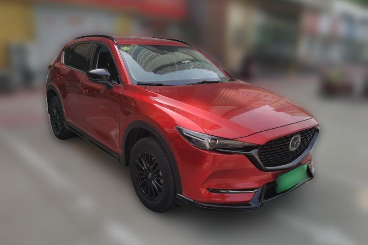 Used Mazda CX-5 2021 2.0L Automatic Two-Wheel Drive Black Knight Front Right 45 Deg