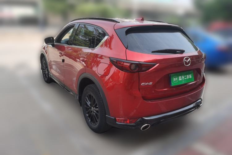 Used Mazda CX-5 2021 2.0L Automatic Two-Wheel Drive Black Knight Rear Left 45 Deg