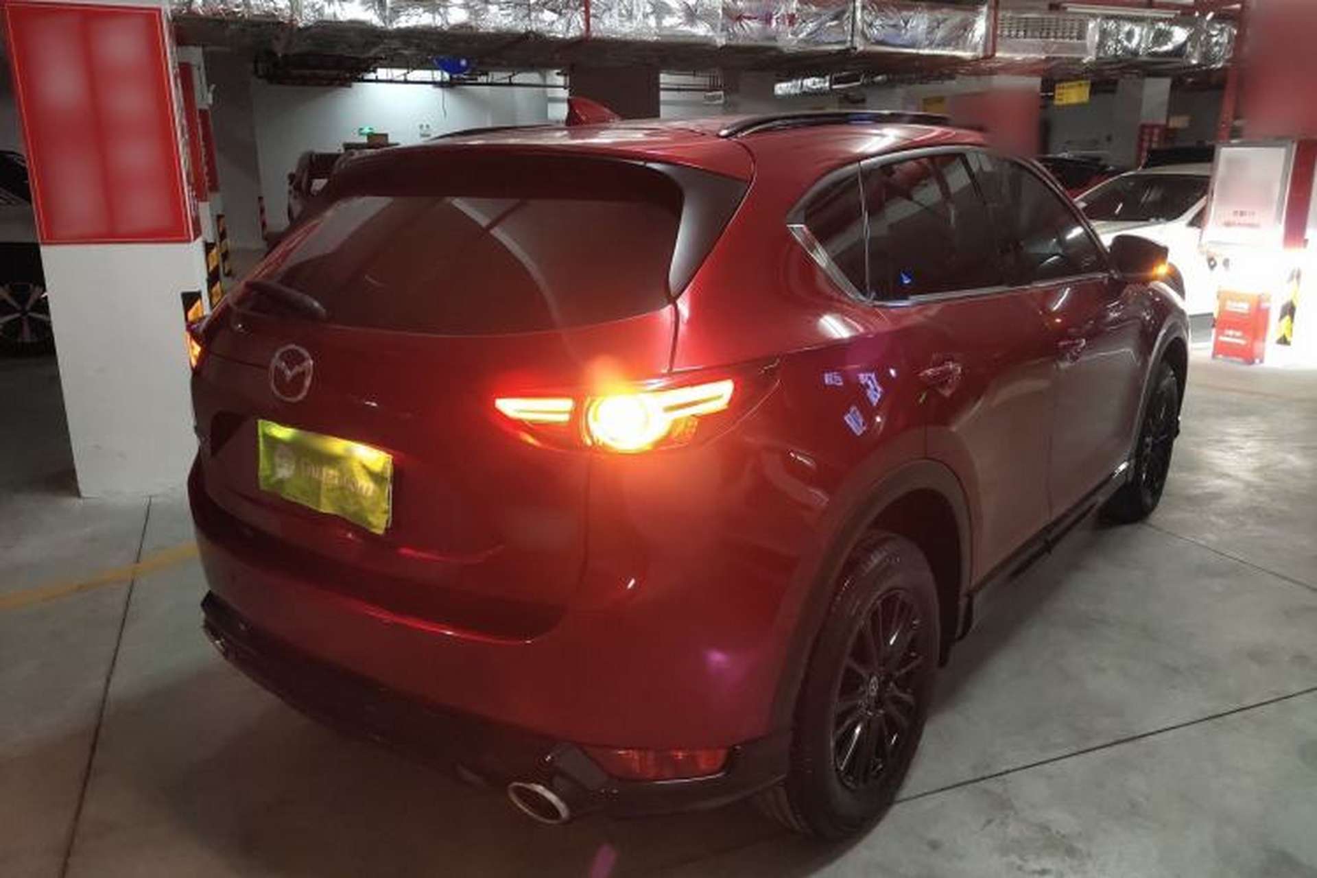 Used Mazda CX-5 2021 2.0L Automatic Two-Wheel Drive Black Knight Rear Right 45 Deg