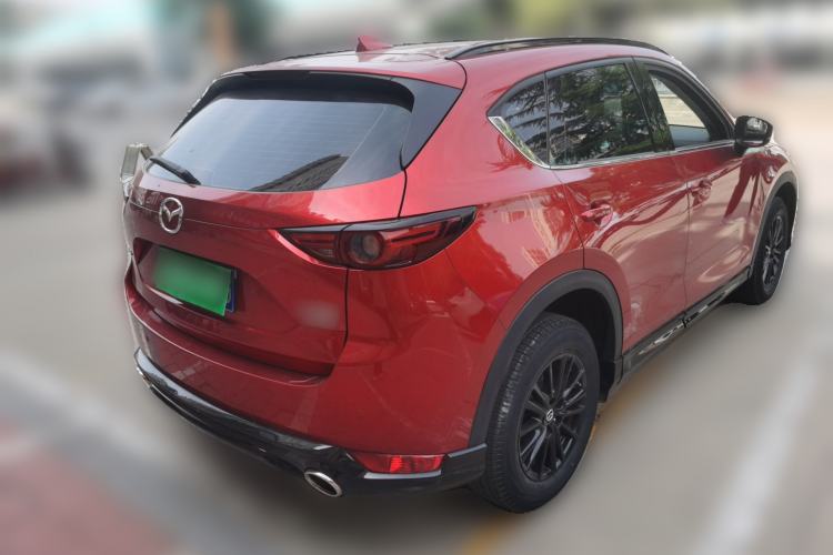Used Mazda CX-5 2021 2.0L Automatic Two-Wheel Drive Black Knight Rear Right 45 Deg