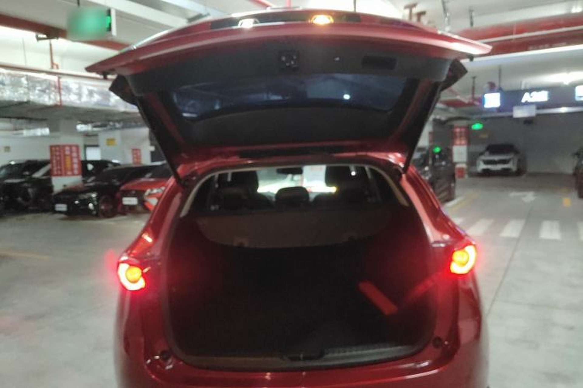 Used Mazda CX-5 2021 2.0L Automatic Two-Wheel Drive Black Knight Trunk