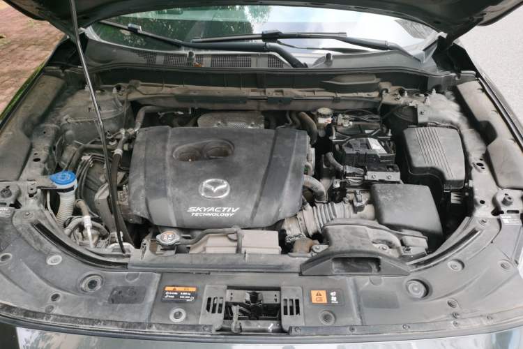 Used Mazda CX-5 2021 2.0L Automatic Two-Wheel Drive Black Knight Engine Bay