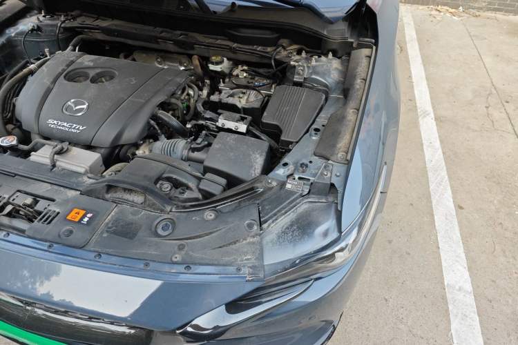 Used Mazda CX-5 2021 2.5L Automatic Two-Wheel Drive Black Knight Engine Bay Left