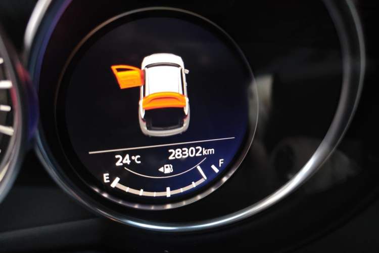 Used Mazda CX-5 2021 2.5L Automatic Two-Wheel Drive Black Knight Odometer Close Up